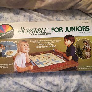 Vintage Scrabble for Junior-Edition 5 - 1982 by Selchow & Righter